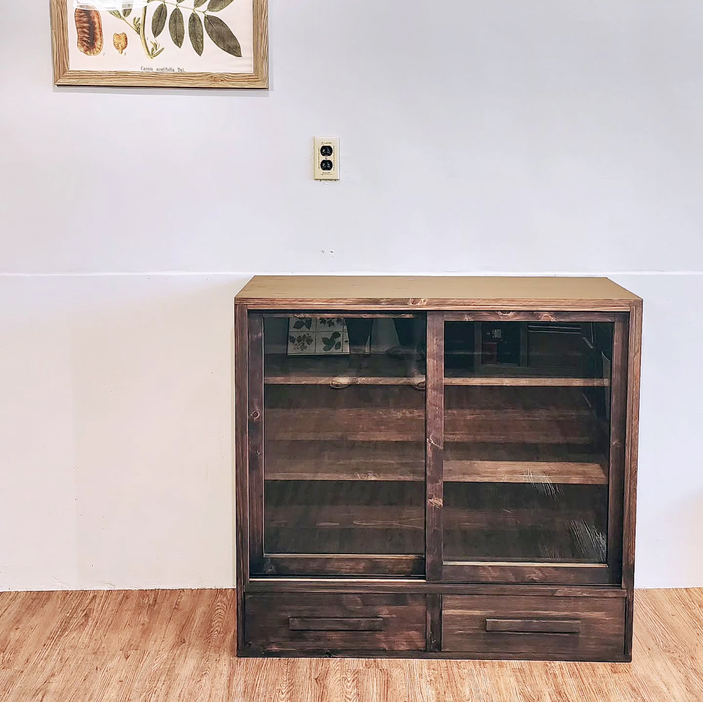 【女巫魔杖-實木家具】日本檜木復古抽屜櫃 (復古深色/訂製款)