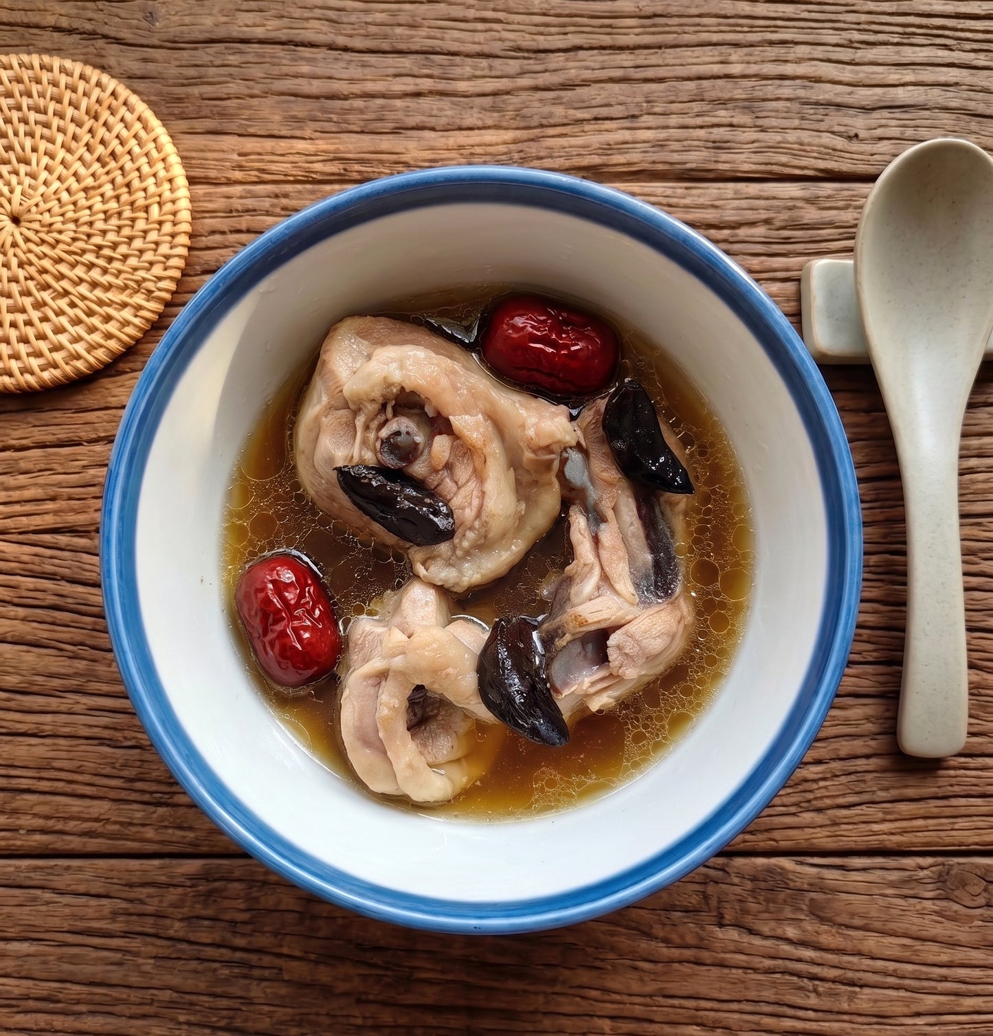 Black Garlic Chicken Soup