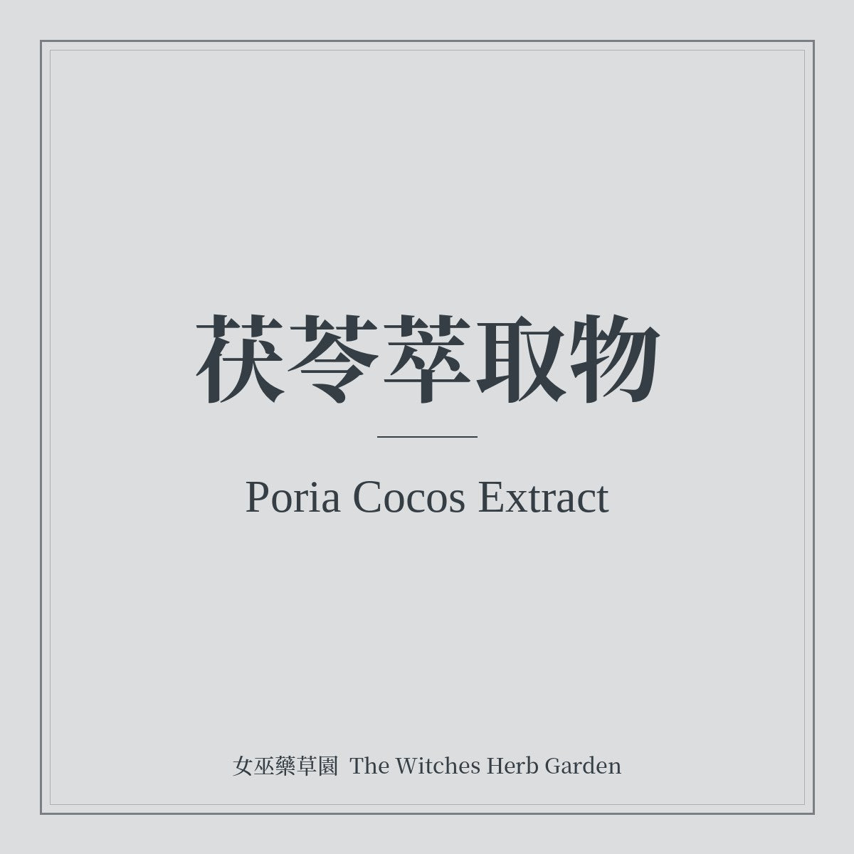 Poria Cocos Extract 茯苓萃取物