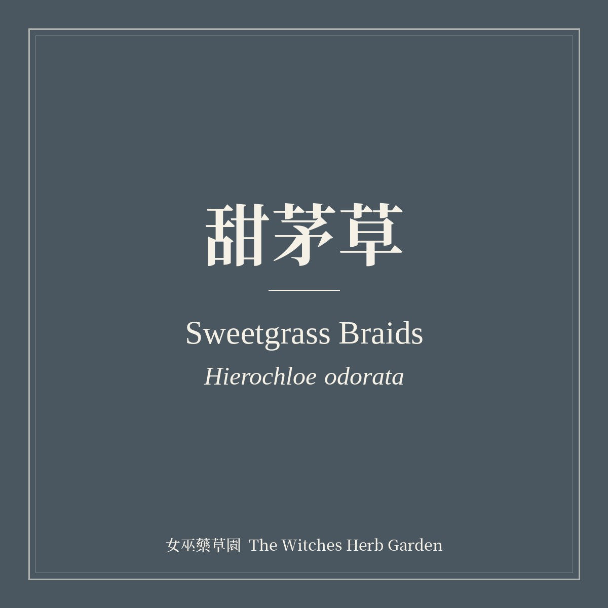 Sweetgrass Braids