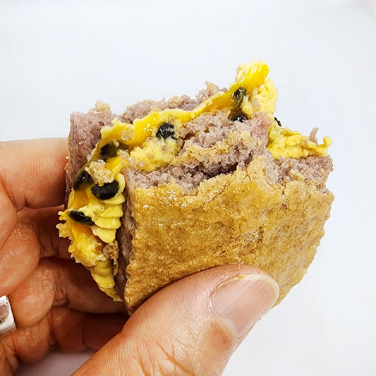 [Gluten-Free Cake] Hibiscus Passion Fruit Dacquoise (Single Piece)