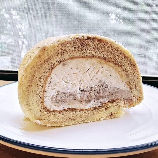 [Gluten-Free Cake] Taro Fresh Cream Roll Cake