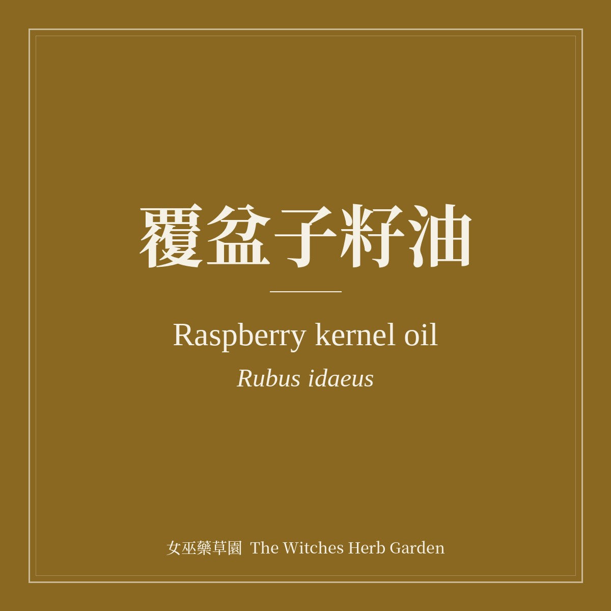 Raspberry kernel oil 覆盆子籽油